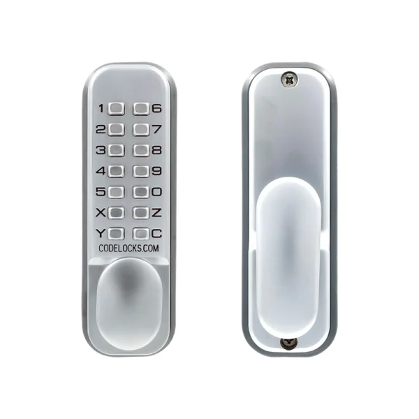 Digital Lock with Knob Silver
